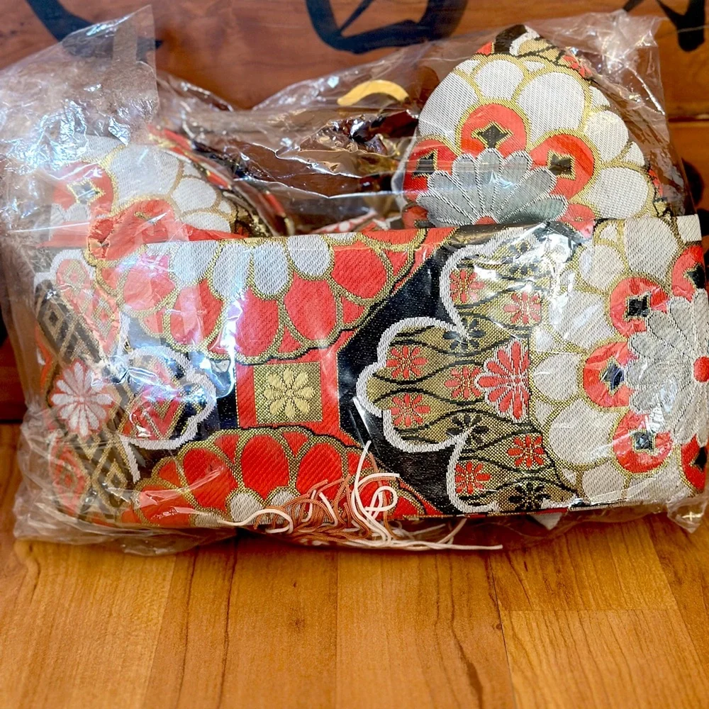 Vibrant Floral Kimono with Bow